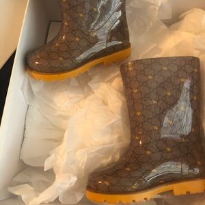 Kid Gucci rain boots